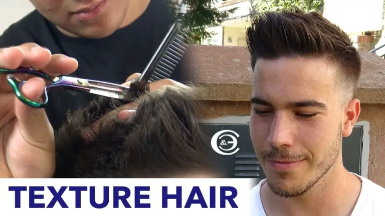 Pelo corto texturizado hombre